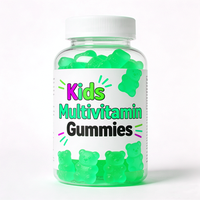 Gummies multivitaminées pour enfants Health Nova, saveurs de fruits rouges et de cerises, végétariennes, 150 unités