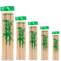 Brochettes en bambou coréennes jetables hygiéniques à long manche, bâtonnets stérilisés propres pour la restauration