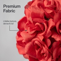 Boule de fleurs artificielles en soie réaliste, rose rouge et rose pâle, pompon suspendu, boule de balsamoor, pour mariage, remise de diplôme, fête, décoration intérieure