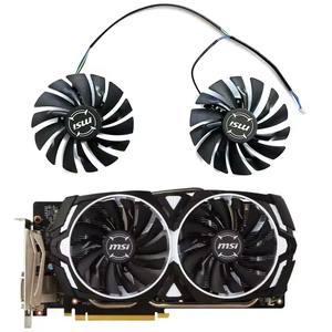 Nuevo ventilador GPU de 95MM y 4 pines PLD10010S12HH para tarjeta gráfica <span class=keywords><strong>MSI</strong></span> <span class=keywords><strong>GEFORCE</strong></span> GTX 1080TI <span class=keywords><strong>1080</strong></span> <span class=keywords><strong>1080</strong></span> 1070TI 1070 1070 1060 - Product Image 1