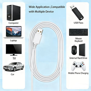 Großhandelspreis 1/2/3M 2,1A USB-Schnellladekabel für Smartphones, USB-Ladegerät, Weiß - Product Image 4