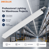 Système de rail linéaire LED UGR Visual Comfort pour éclairage continu modulaire en entrepôts