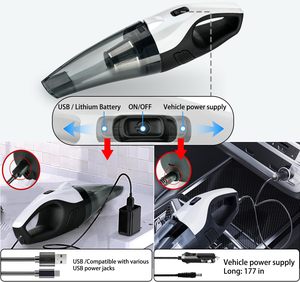 Nouvel aspirateur de voiture sans fil portable à double système pour grossistes – Aspirateur sans fil pour voiture - Product Image 3