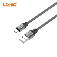 Câble de charge USB LDNIO LS442 en gros pour accessoires mobiles Micro Type-C, câble USB magnétique à charge rapide