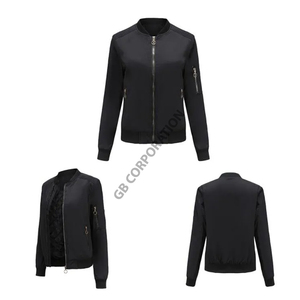 Chaqueta Bomber de Invierno para Mujer, Más Vendida, Gruesa, Cálida, Transpirable, Resistente al Viento, Informal, Ligera, Tejida, Ecológica, para Exteriores - Product Image 3