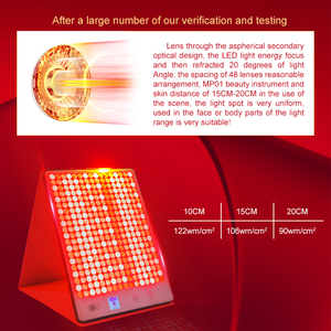 Có thể gập lại liệu pháp ánh sáng vẻ đẹp thiết bị sử dụng nhà LED chăm sóc da mặt cụ cầm tay trẻ hóa da mặt bảng điều khiển - Product Image 6