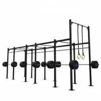 Conception personnalisée en usine de l'équipement de plein air Cross Training Fitness Rig Gym Rack CF Rig cadre d'escalade avec barres de traction