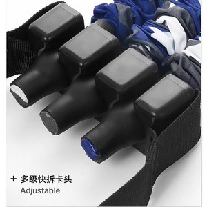 Bande de résistance à trois trous Daojing 58 cm en TPE, extenseur de poitrine multifonctionnel, entraîneur de fitness pour usage domestique - Product Image 3