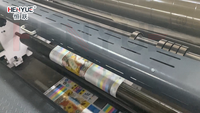 HENYUE Mesin Cetak Flexografi Kertas Otomatis 950mm Non-Stop 6-Warna Multicolor 150m/menit In-Line 75KW untuk Kemasan Makanan