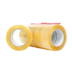 hebei composites branded packing clear stationery industrial bopp cover transparent tape 1000 yard