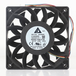 Delta 24V 48V DC12V 3.00A AC EC 12025 120x120x25MM 12CM Chasis ultraviolento Convertidor de volumen de aire alto Ventilador de refrigeración de la THB1212B-AH04 - Product Image 1