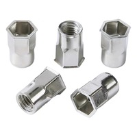 Métrique M2.5 M3 M4 M5 entretoises auto-serrantes de type ouvert avec panneau plaqué zinc Astm entretoises hexagonales à filetage traversant