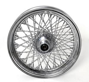 Roues de <span class=keywords><strong>moto</strong></span> en acier forgé chromé 16 <span class=keywords><strong>17</strong></span> 18 19 21 <span class=keywords><strong>pouces</strong></span> à rayons pour Harley - Product Image 2