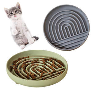 Baifu matras makan anjing tahan air bebas BPA, tatakan mangkuk air & makanan hewan peliharaan silikon dengan tepi terangkat mencegah tumpahan - Product Image 4