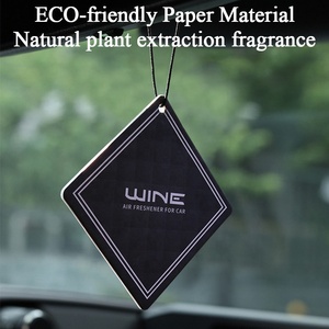 Regalo promozionale a buon mercato deodorante <span class=keywords><strong>per</strong></span> <span class=keywords><strong>auto</strong></span> <span class=keywords><strong>personalizzato</strong></span> Logo carta appesa con sacchetto di plastica sigillata Opp fragranza ciondolo di lunga durata - Product Image 2