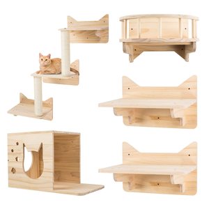 Muebles <span class=keywords><strong>para</strong></span> Gatos Montados en la Pared, Estantes <span class=keywords><strong>para</strong></span> Gatos <span class=keywords><strong>para</strong></span> Escalar en la Pared, Hamaca Colgante <span class=keywords><strong>para</strong></span> Gatos, Gimnasio <span class=keywords><strong>para</strong></span> Gatos - Product Image 1