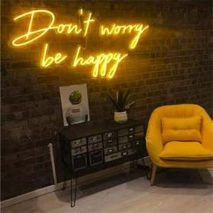 Acrylique mural néon flex publicité lumière intérieure lettre <span class=keywords><strong>faire</strong></span> ce <span class=keywords><strong>que</strong></span> vous aimez led enseigne au néon pour bar boutique fête vacances événements - Product Image 5