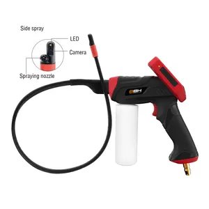 Endoscopio de limpieza de evaporador de coche de función completa, cámara endoscópica NDT para coche con boroscopio de limpieza de inspección Visual en aerosol