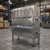 Halbautomatische Hochpräzisions-Abfüllmaschine für Spirituosen und Getränke in Kunststoff- und Metallverpackungen