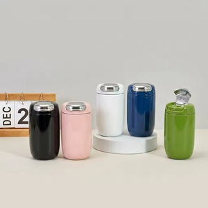 Gourde isotherme portable en acier inoxydable de 350 ml, gobelet sport à double paroi, isolation double couche, rétention thermique de 6 à 12 heures - Product Image 1