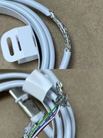 Cable USB-C de Carga Rápida de Alta Calidad de 20 W y 3 A con Trenzado y Revestimiento de PVC para Teléfono IOS 12/13 Pro, Cables Flexibles para Teléfono Móvil de 1 m y 2 m