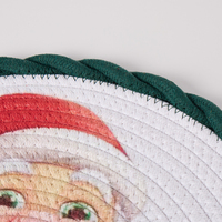 Nouveaux produits en gros COTON & POLYESTER Tapis de table tissés pour Noël