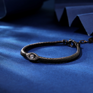 Bijoux de mode promotionnels, argent sterling 925, rhodié noir, zircon, bracelet tendance en forme d'œil, charme chrétien, cadeaux pour femmes, usage quotidien - Product Image 6