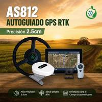 AS812 Sistem Kemudi Otomatis untuk Traktor GPS RTK Navigasi ±2.5cm Sistem Kemudi Otomatis Pertanian 12.1 Inci untuk Penyemaian dan Pembajakan