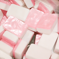 Jeu de Mahjong Nacré Personnalisé : Tuiles Américaines d'Inspiration Festive pour les Fêtes et les Loisirs – Pièces de Jeu de Société