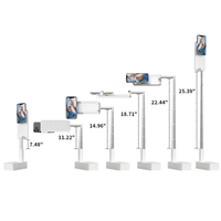 Accessoires pour Téléphones Mobiles Nouveau 2025 Trépied Usage Domestique Équipement de Beauté Support de Sol Flexible Trépied de Plafond Lumière Annulaire avec Support