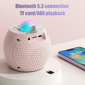 Trung Quốc Nhà Máy Giá xách tay bluetooth karaoke loa với 2 micro không dây ánh sáng sao Home Karaoke âm nhạc hệ thống âm thanh - Product Image 5