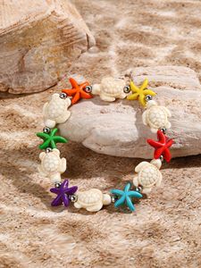 Braccialetti Artigianali Estivi Hawaiani con Conchiglie, Tartarughe Marine e Stelle Marine, Regolabili per Uomo e Donna - Product Image 5