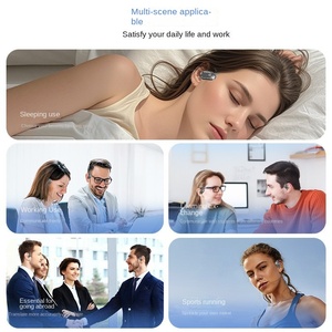 Huaqiangbei TWS không dây màu xanh-răng Tai nghe ANC tiếng ồn-hủy bỏ mở tai dẫn qua biên giới Màn hình màu cảm ứng màu xanh-răng tai nghe - Product Image 5