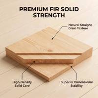 Panneau en bois massif mélaminé de haute qualité 4*8 pieds pour la décoration intérieure moderne et les projets de mobilier hôtelier, contreplaqué filmé
