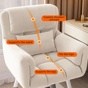 Ghế salon kim loại hiện đại, thân thiện với môi trường, bền, thoải mái, kiểu ghế sofa màu hồng dành cho salon và siêu thị. Ghế trang điểm/phòng ngủ cho người cao tuổi - Product Image 3