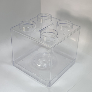 <span class=keywords><strong>Tirelire</strong></span> créative transparente en briques moulées par injection, grande capacité, pour enfants, avec rangement intégré - Product Image 6