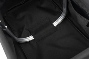 Grand panier de courses pliable portable Sac de pique-nique en plein air avec poignées rembourrées Panier pliable pratique - Product Image 4