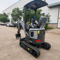 Machinerie de terrassement, mini-excavatrice de 1,5 tonne, petite excavatrice compacte, excavatrice Kecil pour le marché de la construction en Asie du Sud-Est