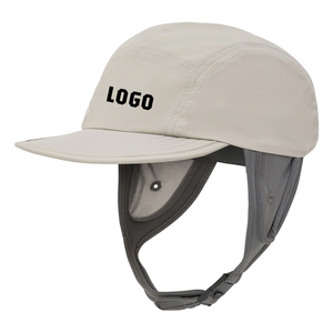 Chapeaux de course personnalisés Protection solaire extérieure Casquette de camp Casquette de <span class=keywords><strong>surf</strong></span> légère à 5 panneaux en polyester avec rabat <span class=keywords><strong>d</strong></span>'<span class=keywords><strong>oreille</strong></span> à bord plat - Product Image 5