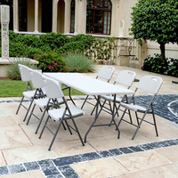 Table pliante multifonctionnelle de 180 cm au design moderne pour hôtels, restaurants, hôpitaux, villas, chambres et salles à manger - Vente en gros