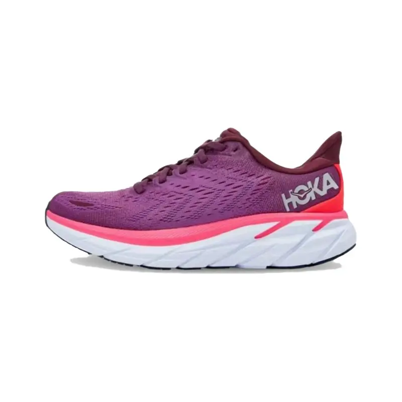 Hokas รองเท้าวิ่งผู้ชาย, รองเท้าผ้าใบแฟชั่นกลางแจ้งปรับสมดุลแบรนด์กีฬามาราธอน