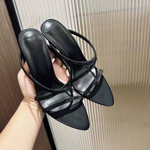 2025 New Style Fashion Sandals - Women's Pointed-Toe Pumps High Heel Sandals with Crossed Straps and High Heels <b>other</b> <b>shoes</b> - Product Image 2