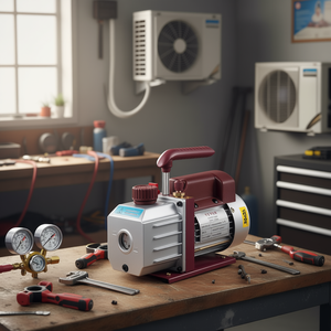 Pompe à vide Vevor 4.5CFM monophasée 1/3HP 5PA Ultimate pour systèmes de climatisation HVAC - Product Image 2