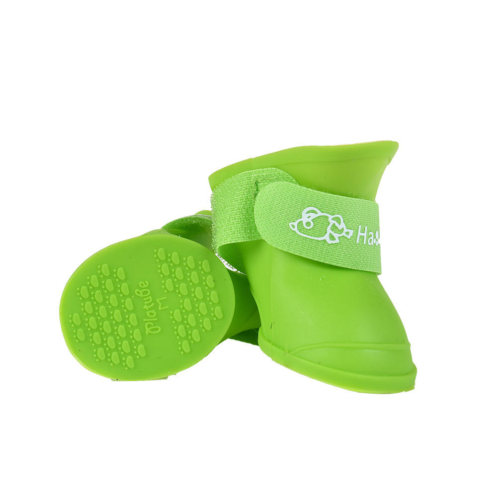 Stivali da pioggia in Silicone verde