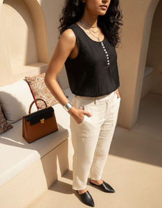 Vestido Casual Elegante de Verano para Mujer, Tela Suave y Cómoda, Material Ligero y Transpirable, Ideal para Viajes a la Playa y Salidas Informales - Product Image 4