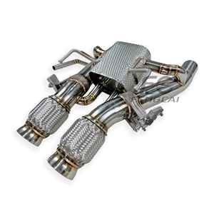 Sistema de Escape Universal Catback con Silenciador para McLaren <span class=keywords><strong>Artura</strong></span> <span class=keywords><strong>Spider</strong></span> 3.0T 2023-2025, Acero Inoxidable de 1.5mm, Modificación de Escape - Product Image 1