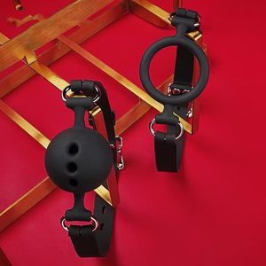 BDSM Boules De Bouche À Gorge Profonde Silicone Bouche Bouche Bouche Gag Érotique Deflower En Gros Produits Pour Adultes - Product Image 1