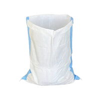 Emballage de maïs 50kg 100 Kg couleur blanche recycle rouge bleu bord sacs en polypropylène très résistant pour engrais chimique sel sable