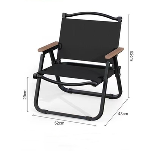 Chaise d'extérieur portable de haute qualité, légère, avec support en alliage d'aluminium, chaise pliante pour pique-nique et pêche - Product Image 4