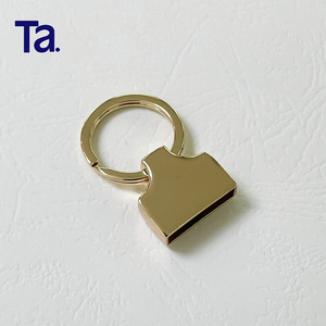 ANAI Porte-clés en métal gravé personnalisé en cuir, alliage de zinc, avec clip pour cuir, logo gratuit, vente chaude - Product Image 3